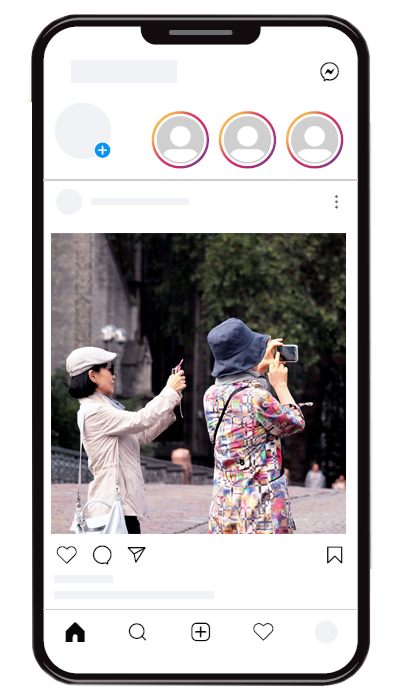 インスタグラム投稿例2 - 外国人インフルエンサー起用事例